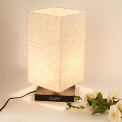 ZEEFO Table Lamp Bedside Desk Lamp