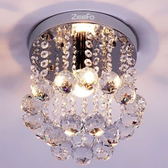 ZEEFO Crystal Chandeliers, Modern Decor Mini Style 1 Light