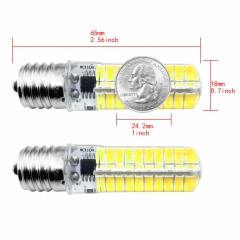 ZEEFO E17 Led Bulb, Dimmable Led Light Bulbs Daylight White 5 Watt 6000K