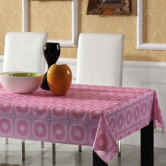 PVC color lace table cloth contemporary factory