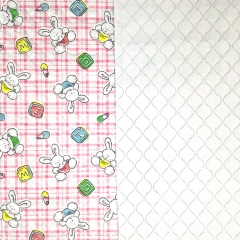 HOT SALE PEVA with flannel disposable baby changing mat baby