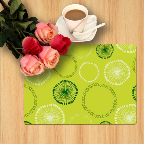 30*43cm vinyl placemat material, organza placemat, table placemat set