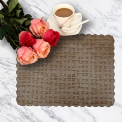 polyester vinyl placemat material, vinyl placemats for restaurants, waterproof mat