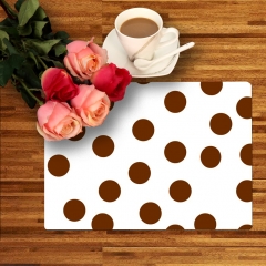 30*43cm vinyl placemat material, organza placemat, table placemat set