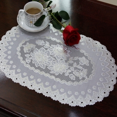 30*46cm lace gold or silver placemat design summary
