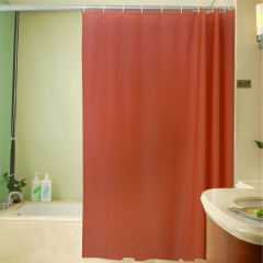 PEVA Shower Curtain in Solid color design summary