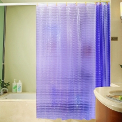 EVA embossing shower curtain design summary