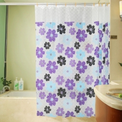 3D EVA embossed and printed shower curtain design summary