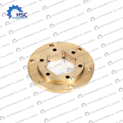 Brass Hexagon Flange Bushing for Krones Sidel KHS Beverage Filling Machine Spare Parts