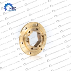Brass Hexagon Flange Bushing for Krones Sidel KHS Beverage Filling Machine Spare Parts