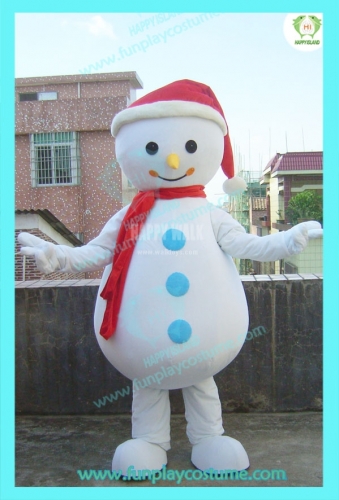 Christmas snowman mascot costume for man