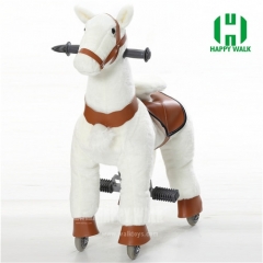 Walking Animal plush ride on horse toy for playground