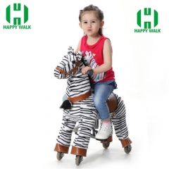 Walking Animal plush ride on horse toy for playground