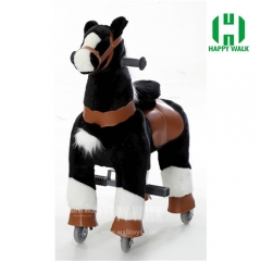 Walking Animal plush ride on horse toy for playground