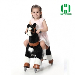 Walking Animal plush ride on horse toy for playground