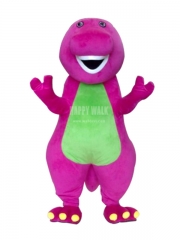 Barney Plush Movie Character Cartoon Mascot Costume for Adult