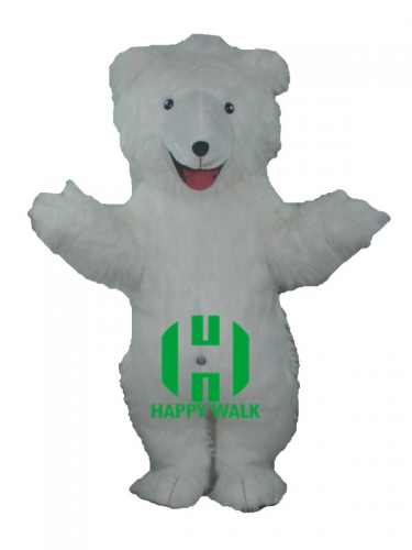 Polar Bear Animal Plush  Character Cartoon Mascot Costume for Adult