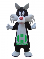 Animal Cat  Apparel carnival Advertising cosplay Custom Adult Walking Fur Human Animal Party Plush Movie Character Cartoon Mascot Costume for Adult Sh