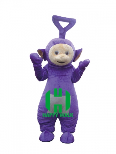 Teletubbies Character cosplay Custom Adult Walking Fur Human Animal Party Plush Movie Character Cartoon Mascot Costume for Adult Sh
