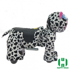 Cow Electric Walking Animal Ride for Kids Plush Animal Ride On Toy for Playground