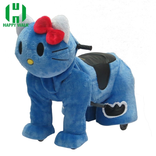 triceratops plush ride on