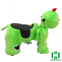 Little Chicken Electric Walking Animal Ride for Kids Plush Animal Ride On Toy for Playground