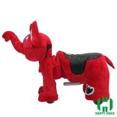 Elephant Wild Animal Electric Walking Animal Ride for Kids Plush Animal Ride On Toy for Playground