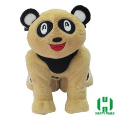 Panda Wild Animal Electric Walking Animal Ride for Kids Plush Animal Ride On Toy for Playground