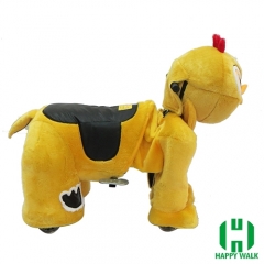 Little Chicken Electric Walking Animal Ride for Kids Plush Animal Ride On Toy for Playground