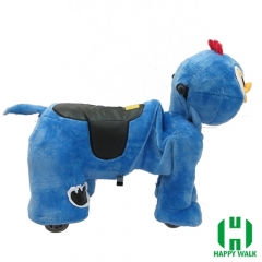 Little Chicken Electric Walking Animal Ride for Kids Plush Animal Ride On Toy for Playground