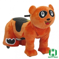 Panda Wild Animal Electric Walking Animal Ride for Kids Plush Animal Ride On Toy for Playground