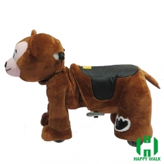 Little Monkey Electric Walking Animal Ride for Kids Plush Animal Ride On Toy for Playground