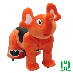 Elephant Wild Animal Electric Walking Animal Ride for Kids Plush Animal Ride On Toy for Playground