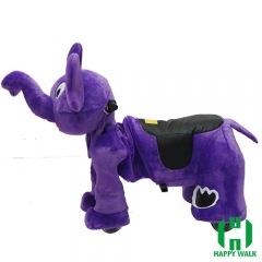 Elephant Wild Animal Electric Walking Animal Ride for Kids Plush Animal Ride On Toy for Playground