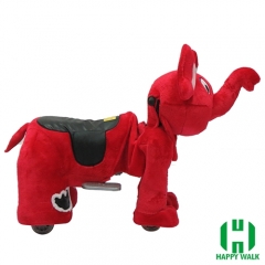 Elephant Wild Animal Electric Walking Animal Ride for Kids Plush Animal Ride On Toy for Playground