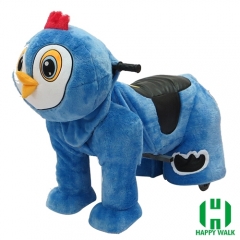 Little Chicken Electric Walking Animal Ride for Kids Plush Animal Ride On Toy for Playground