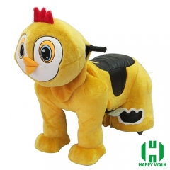 Little Chicken Electric Walking Animal Ride for Kids Plush Animal Ride On Toy for Playground