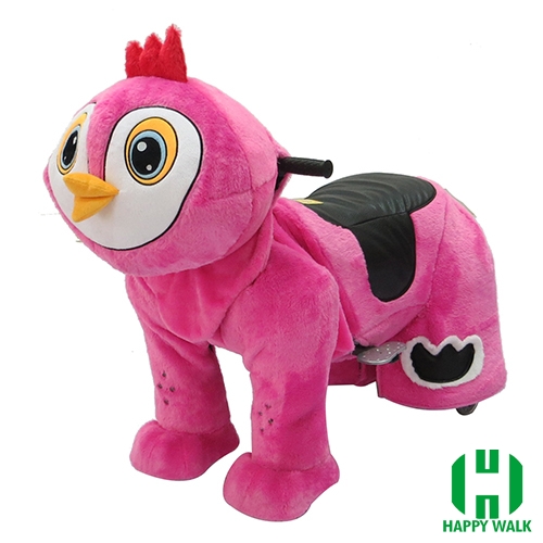 Little Chicken Electric Walking Animal Ride for Kids Plush Animal Ride On Toy for Playground