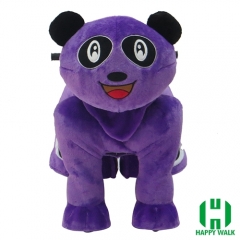 Panda Wild Animal Electric Walking Animal Ride for Kids Plush Animal Ride On Toy for Playground