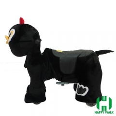 Little Chicken Electric Walking Animal Ride for Kids Plush Animal Ride On Toy for Playground