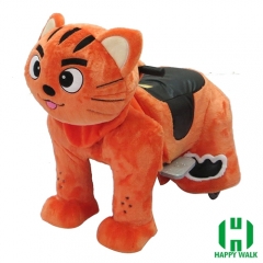 Star Cat Wild Animal Electric Walking Animal Ride for Kids Plush Animal Ride On Toy for Playground