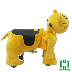 Star Cat Wild Animal Electric Walking Animal Ride for Kids Plush Animal Ride On Toy for Playground