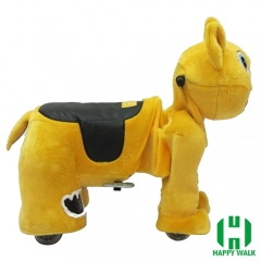 Bad Piggie Wild Animal Electric Walking Animal Ride for Kids Plush Animal Ride On Toy for Playground