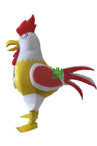 Cock Farm Animal Character Custom Adult Walking Fur Human Animal Party Plush Movie Character Cartoon Mascot Costume for Adult