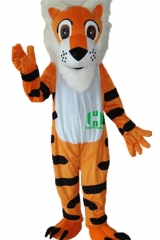 Tiger Wild Animal Character Custom Adult Walking Fur Human Animal Party Plush Movie Character Cartoon Mascot Costume for Adult