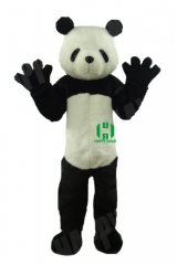 Panda Wild Animal Character Custom Adult Walking Fur Human Animal Party Plush Movie Character Cartoon Mascot Costume for Adult