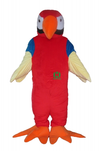 Parrot Character cosplay Custom Adult Walking Fur Human Animal Party Plush Movie Character Cartoon Mascot Costume for Adult Sh