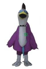 Glass Bird Character cosplay Custom Adult Walking Fur Human Animal Party Plush Movie Character Cartoon Mascot Costume for Adult Sh