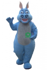 Hippo Wild Animal Character Custom Adult Walking Fur Human Animal Party Plush Movie Character Cartoon Mascot Costume for Adult