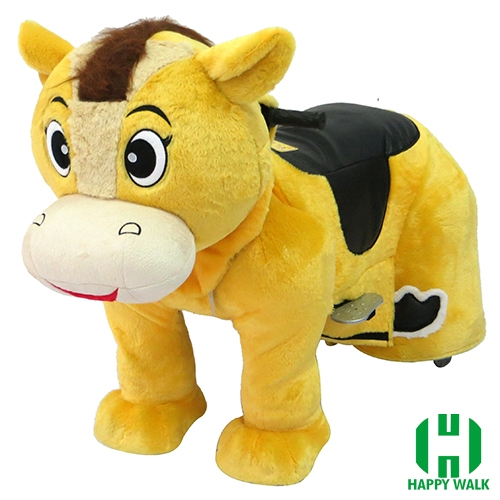 Horse Tiger Animal Electric Walking Animal Ride for Kids Plush Animal Ride On Toy for Playground